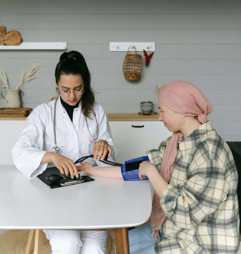 Post-treatment support improving patient wellbeing
